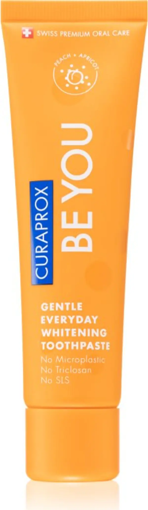 Curaprox Curaprox Be You регенерираща паста с избелващ ефект вкус праскова и кайсия 60 мл.