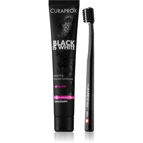 Curaprox Curaprox Black is White Комплект за дентална грижа