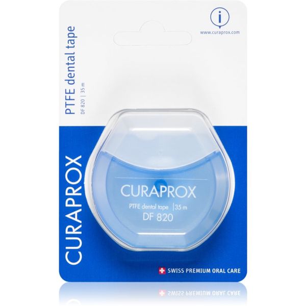 Curaprox Curaprox PTFE Dental Tape DF 820 лента за зъби с тефлоново покритие 35 м