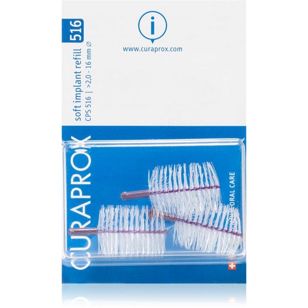 Curaprox Curaprox Soft Implantat CPS резервни четки за междузъбно пространство за почистване на импланти 1 бр.