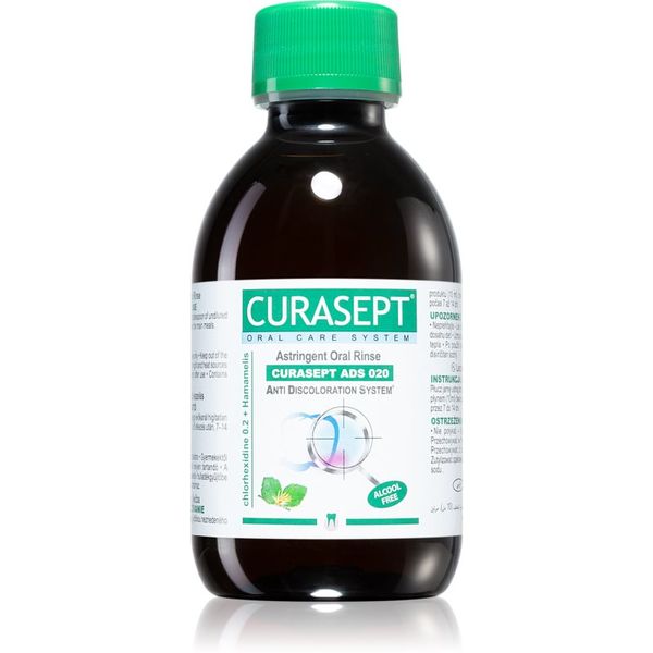 Curasept Curasept Ads Astringent 020 Oral Rinse успокояваща вода за уста срещу кървене на венците 200 мл.