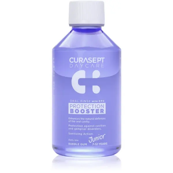 Curasept Curasept Daycare Protection Junior Booster вода за уста за деца 7-12 years Bubble Gum 250 мл.