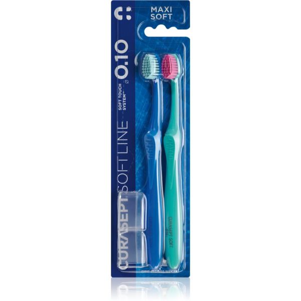 Curasept Curasept Softline 0.10 Maxi Soft 2Pack четка за зъби 2 бр.