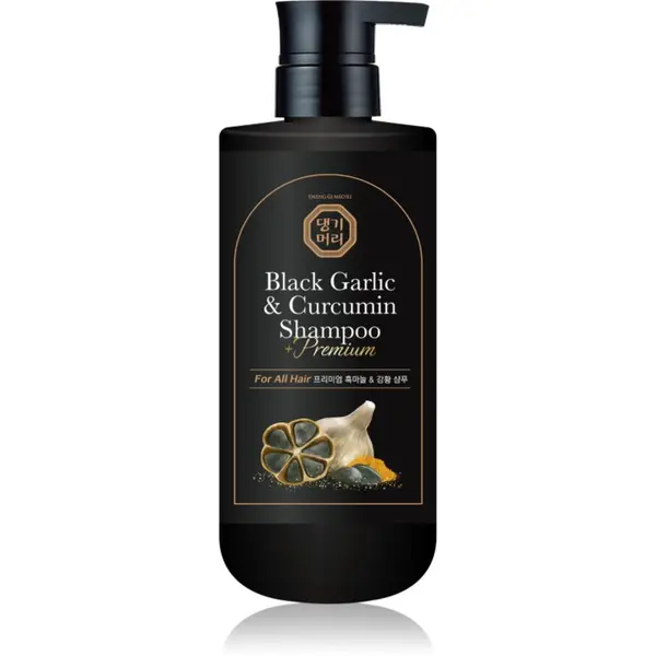 DAENG GI MEO RI DAENG GI MEO RI Black Garlic & Curcumin Shampoo дълбоко регенериращ шампоан за растеж на косата и укрепване от корените 500 мл.