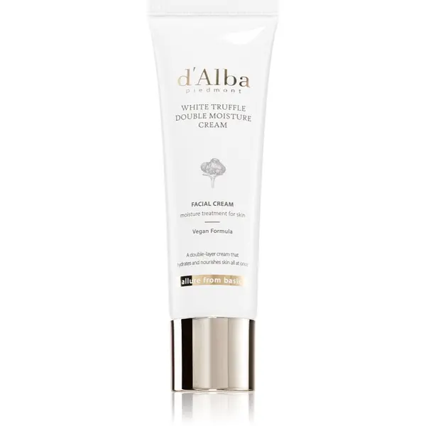d'Alba d'Alba White Truffle Double Moisture Cream подхранващ успокояващ крем за лице с хидратиращ ефект 60 мл.