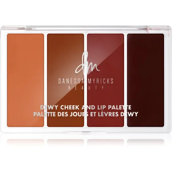 Danessa Myricks Beauty Danessa Myricks Beauty Dewy Cheek & Lip Palette мултифункционална палитра за лице цвят Dew It Undercover 25 гр.