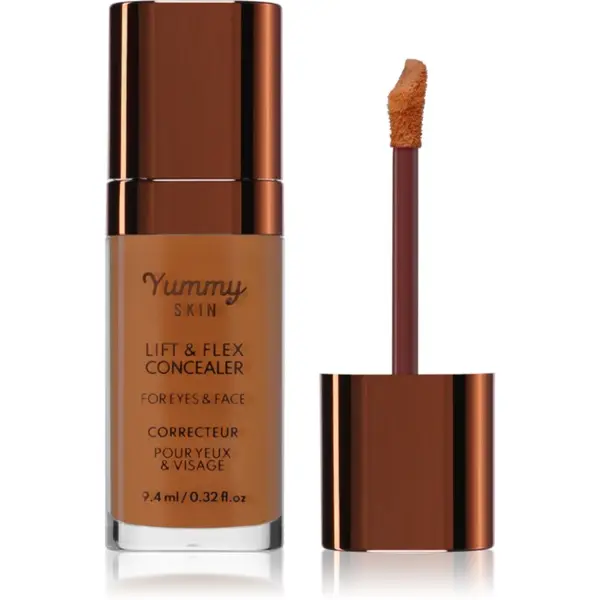Danessa Myricks Beauty Danessa Myricks Beauty Yummy Skin Lift & Flex Concealer течен коректор с матиращ ефект цвят 14 - Dark With Golden Undertones 8.4 мл.