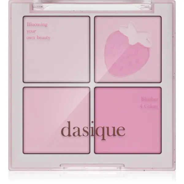 Dasique Dasique Blending Mood Cheek палитра с ружове за здрав вид цвят 06 Berry Smoothie 10 гр.