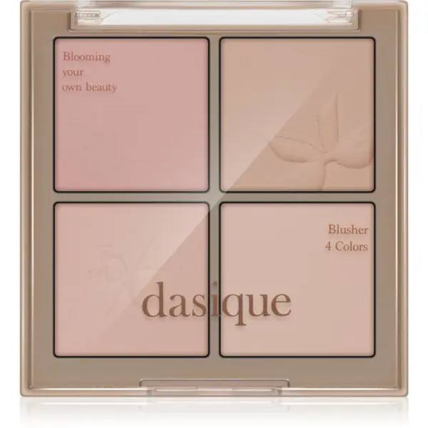 Dasique Dasique Blending Mood Cheek палитра с ружове за здрав вид цвят 10 Muted Nuts 10 гр.