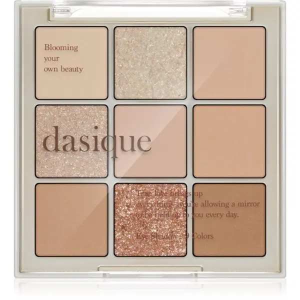 Dasique Dasique Eye Shadow Pallete палитра сенки за очи цвят 07 Milk Latte 7 гр.