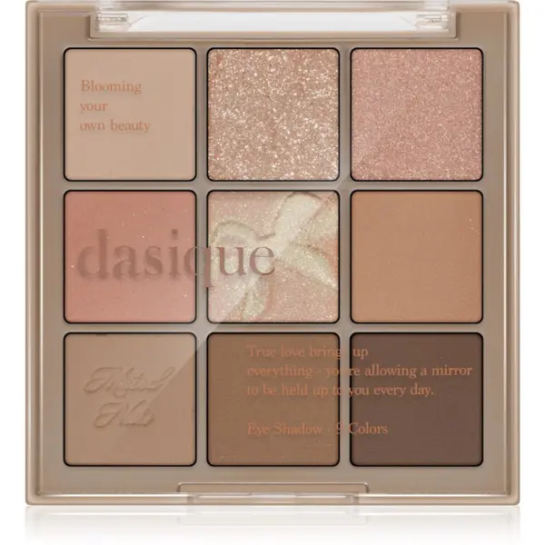 Dasique Dasique Eye Shadow Pallete палитра сенки за очи цвят 24 Muted Nuts 7 гр.