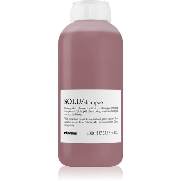 Davines Davines Essential Haircare SOLU Shampoo дълбоко почистващ шампоан с освежаващ ефект 1000 мл.