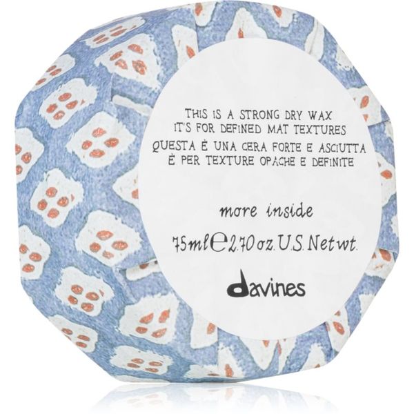 Davines Davines More Inside Strong Dry Wax восък за коса 75 мл.