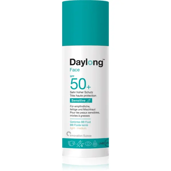 Daylong Daylong Sensitive Face BB Fluid SPF50+ защитен флуид за всички видове кожа, включително и чувствителна SPF 50+ 50 мл.