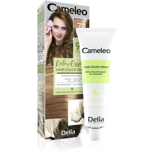 Delia Cosmetics Delia Cosmetics Cameleo Color Essence боя за коса в туба цвят 7.3 Hazelnut 75 гр.