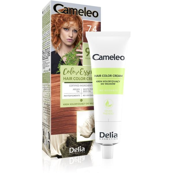 Delia Cosmetics Delia Cosmetics Cameleo Color Essence боя за коса в туба цвят 7.4 Copper Red 75 гр.