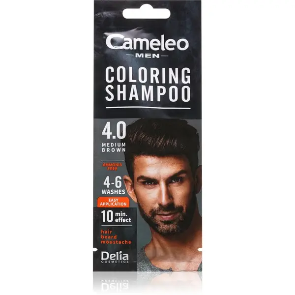 Delia Cosmetics Delia Cosmetics Cameleo Coloring Shampoo тониращ шампоан За коса за мъже 15 мл.