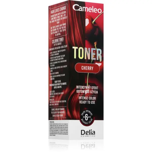 Delia Cosmetics Delia Cosmetics Cameleo Toner цветен тонер За коса цвят Cherry 75 мл.