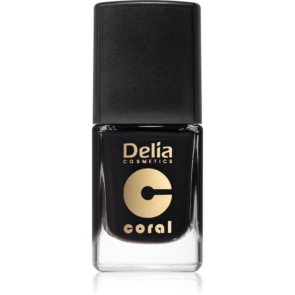 Delia Cosmetics Delia Cosmetics Coral Classic лак за нокти цвят 532 Black Orchid 11 мл.