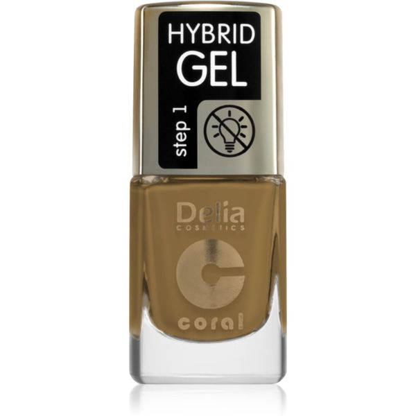 Delia Cosmetics Delia Cosmetics Coral Hybrid Gel гел лак за нокти без използване на UV/LED лампа цвят 124 11 мл.