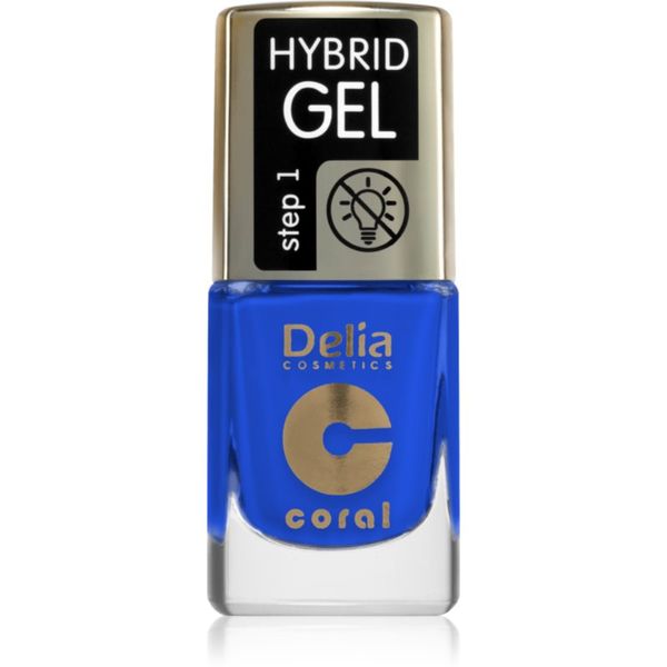 Delia Cosmetics Delia Cosmetics Coral Hybrid Gel гел лак за нокти без използване на UV/LED лампа цвят 126 11 мл.