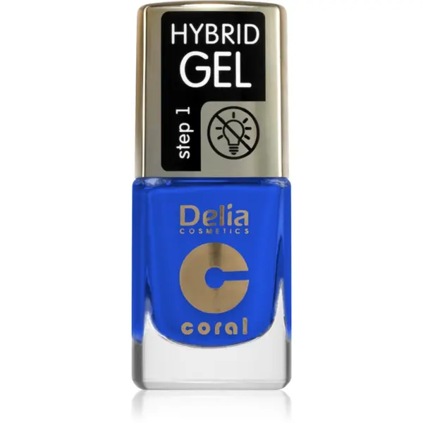 Delia Cosmetics Delia Cosmetics Coral Hybrid Gel гел лак за нокти без използване на UV/LED лампа цвят 126 11 мл.