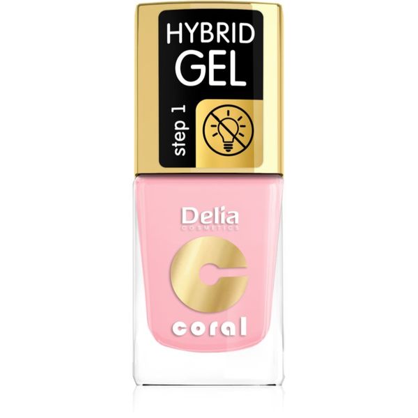 Delia Cosmetics Delia Cosmetics Coral Nail Enamel Hybrid Gel гел лак за нокти цвят 04  11 мл.
