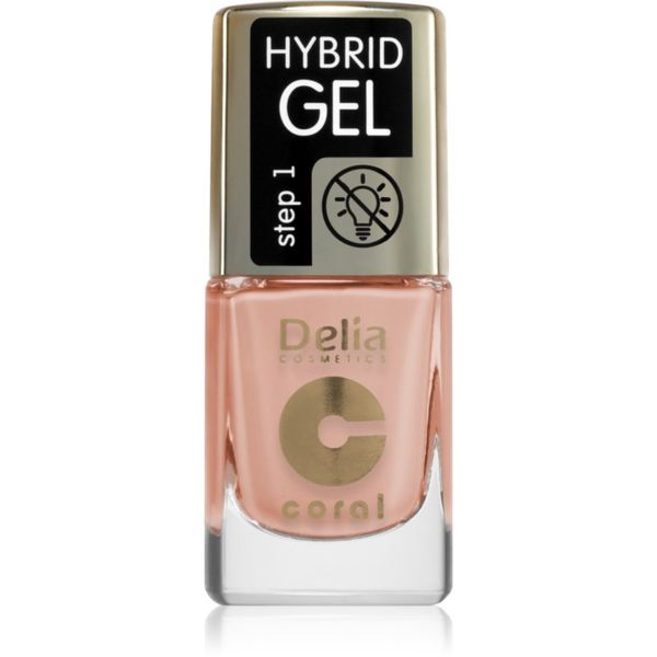 Delia Cosmetics Delia Cosmetics Coral Nail Enamel Hybrid Gel гел лак за нокти цвят 136 11 мл.
