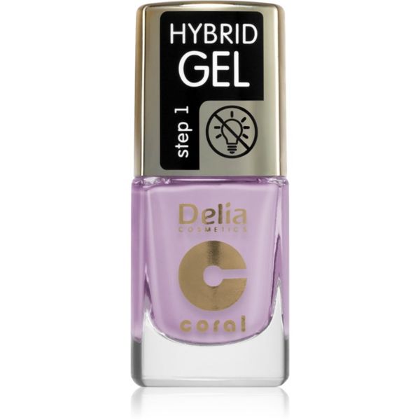 Delia Cosmetics Delia Cosmetics Coral Nail Enamel Hybrid Gel гел лак за нокти цвят 141 11 мл.