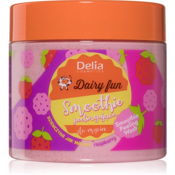 Delia Cosmetics Delia Cosmetics Dairy Fun пилинг за тяло Raspberry 350 гр.