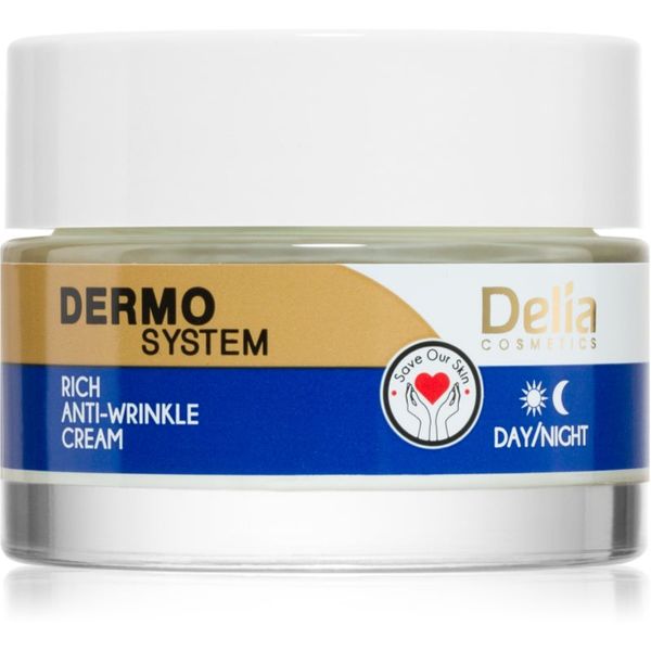 Delia Cosmetics Delia Cosmetics Dermo System интензивно стягащ дневен и нощен крем  против бръчки 50 мл.