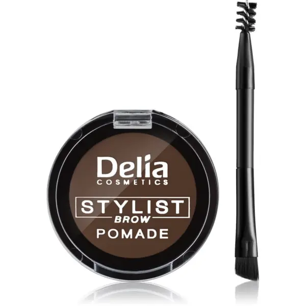 Delia Cosmetics Delia Cosmetics Eyebrow Expert помада за вежди цвят Dark Brown 4 гр.