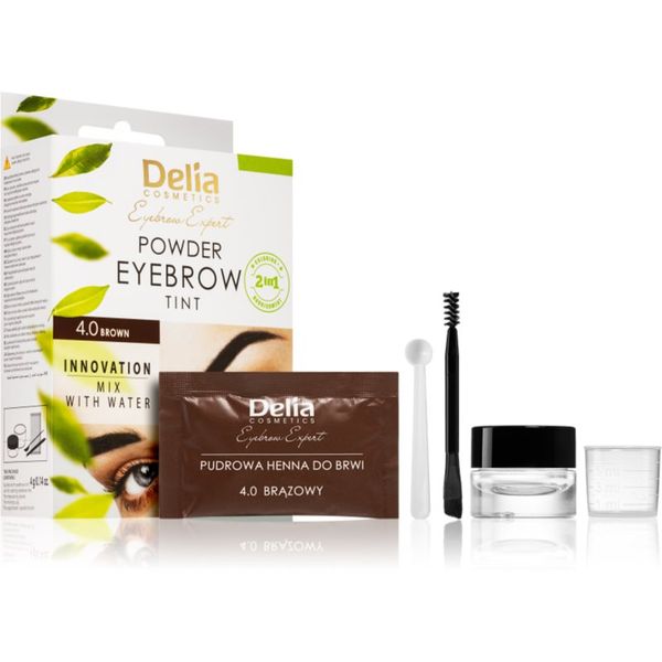 Delia Cosmetics Delia Cosmetics Eyebrow Expert тонираща боя за вежди цвят 4.0 Brown 4 гр.