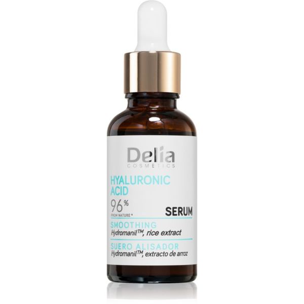 Delia Cosmetics Delia Cosmetics Hyaluronic Acid изглаждащ серум за лице 30 мл.