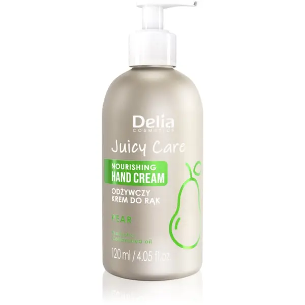 Delia Cosmetics Delia Cosmetics Juicy Care Pear подхранващ крем за ръце 120 мл.