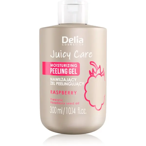 Delia Cosmetics Delia Cosmetics Juicy Care Raspberry хидратиращ пилинг за тяло 300 мл.