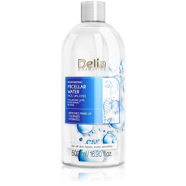 Delia Cosmetics Delia Cosmetics Micellar Water Hyaluronic Acid хидратираща мицеларна вода 500 мл.