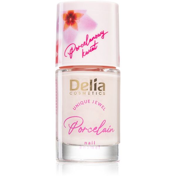 Delia Cosmetics Delia Cosmetics Porcelain лак за нокти 2 в 1 цвят 04 Beige 11 мл.