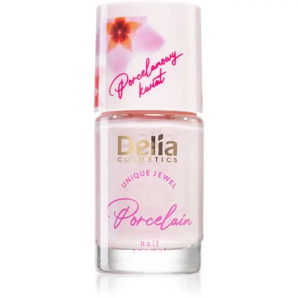 Delia Cosmetics Delia Cosmetics Porcelain лак за нокти 2 в 1 цвят 05 Pink 11 мл.