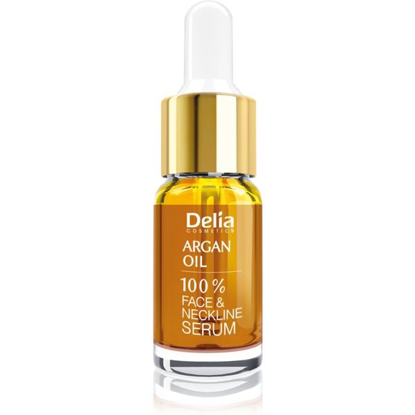 Delia Cosmetics Delia Cosmetics Professional Face Care Argan Oil интензивен регенериращ и подмладяващ серум с арганово масло за лице, врат и деколкте 10 мл.