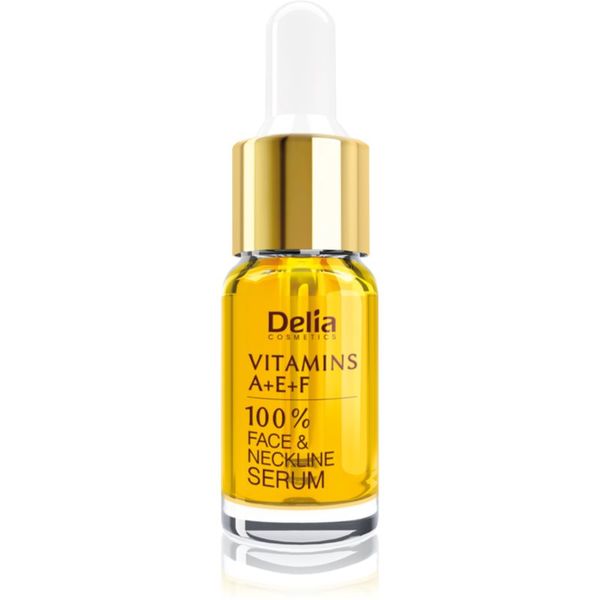 Delia Cosmetics Delia Cosmetics Professional Face Care Vitamins A+E+F серум против бръчки  за лице и деколте 10 мл.