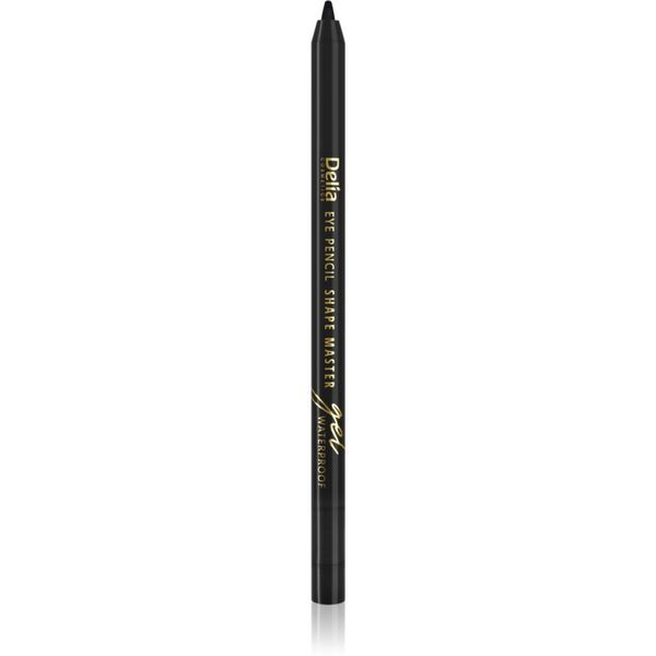 Delia Cosmetics Delia Cosmetics Shape Master водоустойчив гел-молив за очи цвят Black 3 гр.