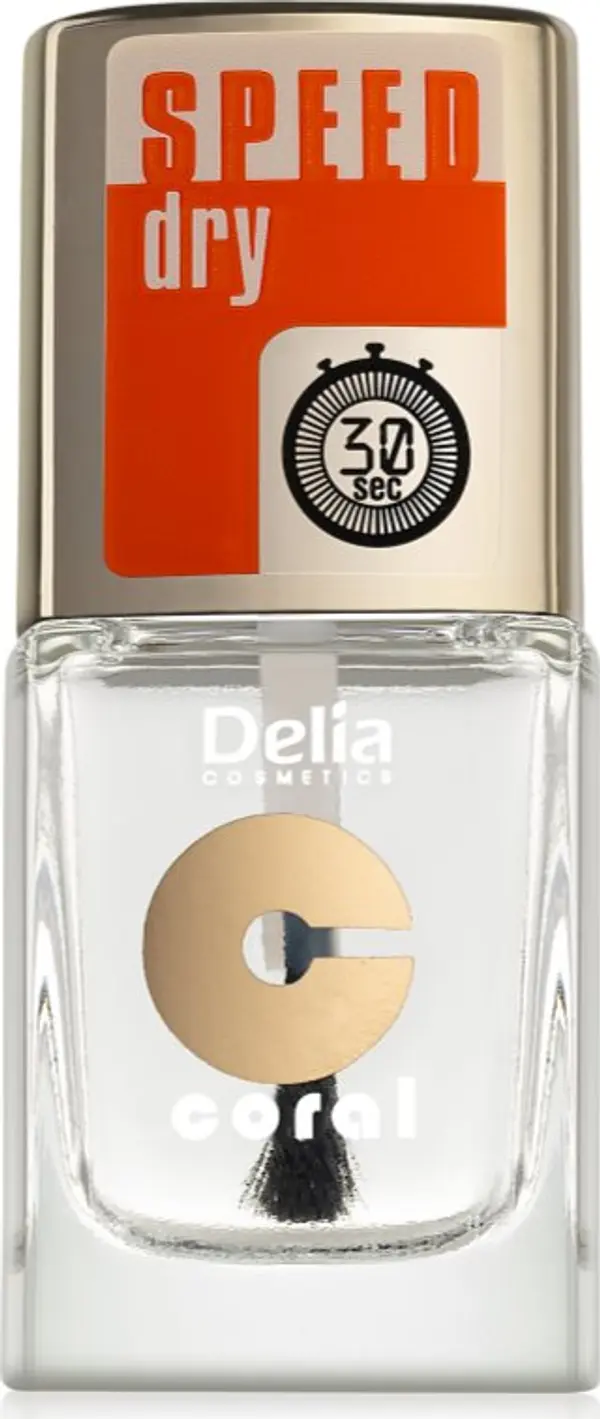 Delia Cosmetics Delia Cosmetics Speed Dry горен лак за нокти, ускоряващ изсъхването на лака 11 мл.