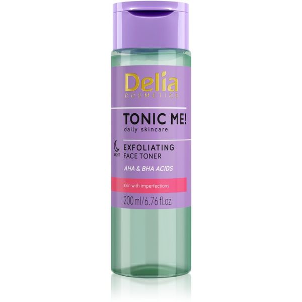 Delia Cosmetics Delia Cosmetics Tonic Me! нежен ексфолиращ тоник за нощ 200 мл.
