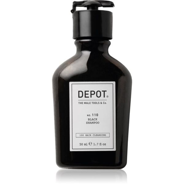 Depot Depot No. 110 Black Shampoo шампоан неутрализиращ кафеникавите оттенъци 50 мл.