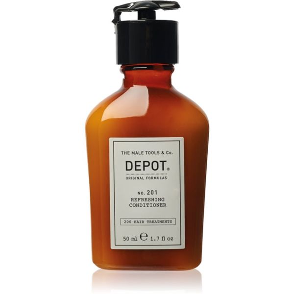 Depot Depot No. 201 Refreshing Conditioner хидратиращ балсам за блясък и мекота на косата 50 мл.