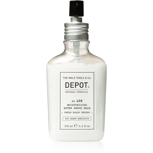 Depot Depot No. 408 Moisturizing After Shave Balm хидратиращ балсам след бръснене Fresh Black Pepper 100 мл.