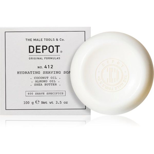 Depot Depot No. 412 Hydrating Shaving Soap хидратиращ сапун бръснене 100 гр.