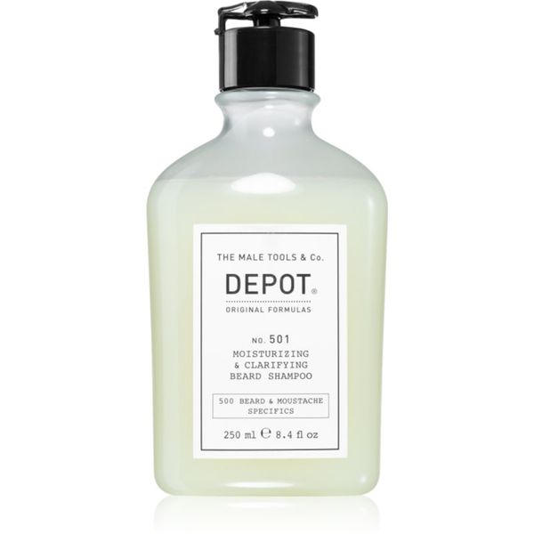 Depot Depot No. 501 Moisturizing & Clarifying Beard Shampoo хидратиращ шампоан за брадата 250 мл.