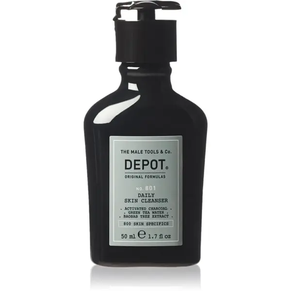 Depot Depot No. 801 Daily Skin Cleanser почистващ гел за всички типове кожа на лицето 50 мл.